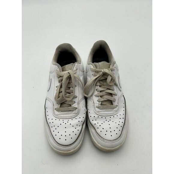 Nike Court Vision Low CD5463-100 White Casual Shoes Sneakers Men's Size 8.5 - Picture 1 of 5